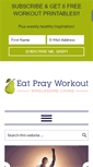 Mobile Screenshot of eatprayworkout.com